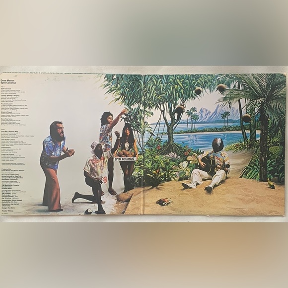 Dave Mason Split Coconut 1975 Original Vinyl - Picture 3 of 3
